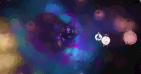 炫彩粒子光线光效舞台背景