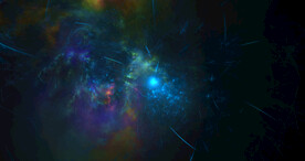 炫彩粒子光线光效舞台背景