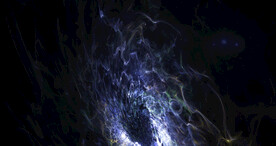 炫彩粒子光线光效舞台背景