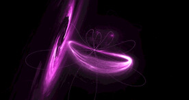 炫彩粒子光线光效舞台背景