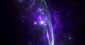 炫彩粒子光线光效舞台背景