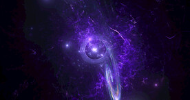 炫彩粒子光线光效舞台背景