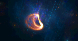 炫彩粒子光线光效舞台背景