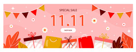双11海报
