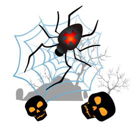 万圣节蜘蛛