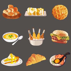 西餐西方传统美食餐饮食物快餐