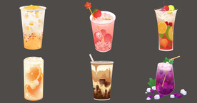 夏季饮料冷饮水果茶奶茶果汁