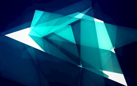 蓝色发光几何抽象科技线条背景