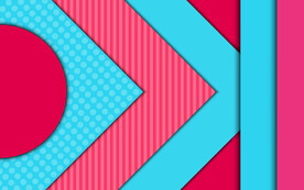 红蓝规则几何线条抽象背景