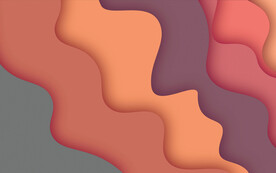 炫彩渐变抽象科技线条背景