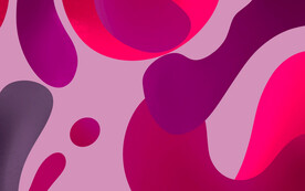 红色渐变抽象科技线条背景