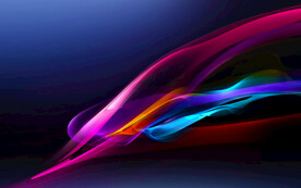 炫彩渐变抽象科技线条背景