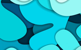 蓝色不规则几何渐变抽象背景