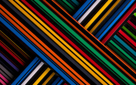 彩色发光光线抽象科技线条背景