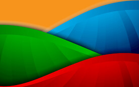 炫彩渐变抽象科技线条背景