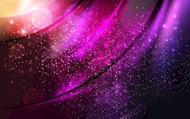 紫色渐变弧形抽象科技线条背景