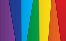 炫彩渐变抽象科技线条背景