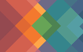 彩色方形规则几何抽象科技背景