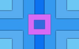 蓝色3d方形几何抽象科技背景