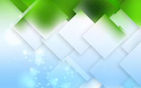 绿色3d规则方形抽象科技纹理