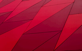 红色渐变几何抽象科技线条背景