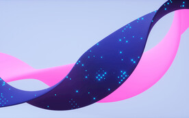 炫彩渐变抽象科技线条背景