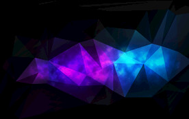 紫色发光3D立体流几何渐变背景