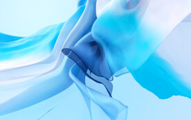 淡蓝色纱布轻纱纹理