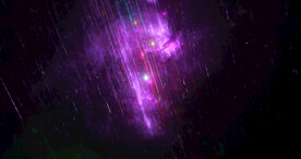 酷炫粒子光线光效舞台背景