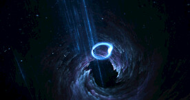 酷炫粒子光线光效舞台背景