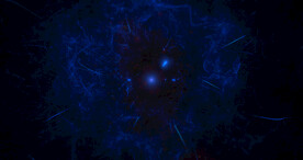 酷炫粒子光线光效舞台背景