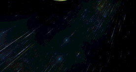 酷炫粒子光线光效舞台背景