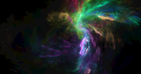 酷炫粒子光线光效舞台背景