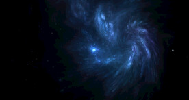 酷炫粒子光线光效舞台背景