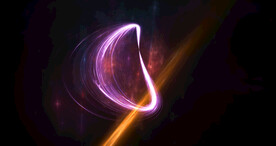 酷炫粒子光线光效舞台背景