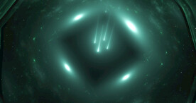 酷炫粒子光线光效舞台背景