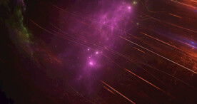 酷炫粒子光线光效舞台背景