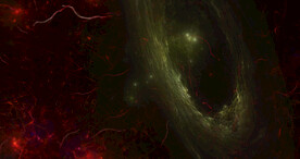 酷炫粒子光线光效舞台背景