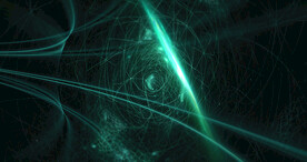 炫彩粒子光线光效舞台背景