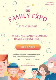 家庭博览会海报 