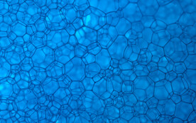 蓝色不规则几何层叠抽象纹理背景