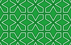 绿底抽象线条图形平铺背景