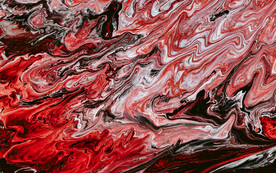 红色3d油彩渐变线条背景