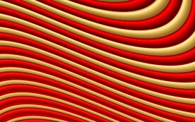 彩色3d光线扭曲科技线条背景