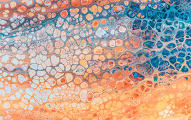 炫彩水波纹抽象纹理背景