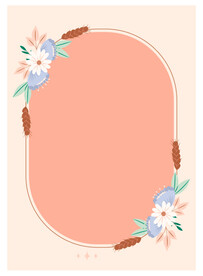 花朵边框