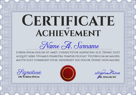 紫色欧式复古证书边框底纹模板