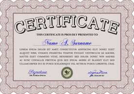 欧式复古证书边框底纹模板