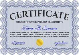 淡紫色欧式复古证书边框底纹模板