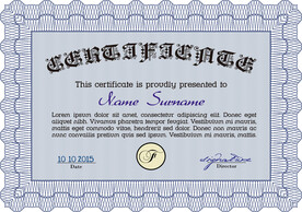 淡紫色欧式复古证书边框底纹模板